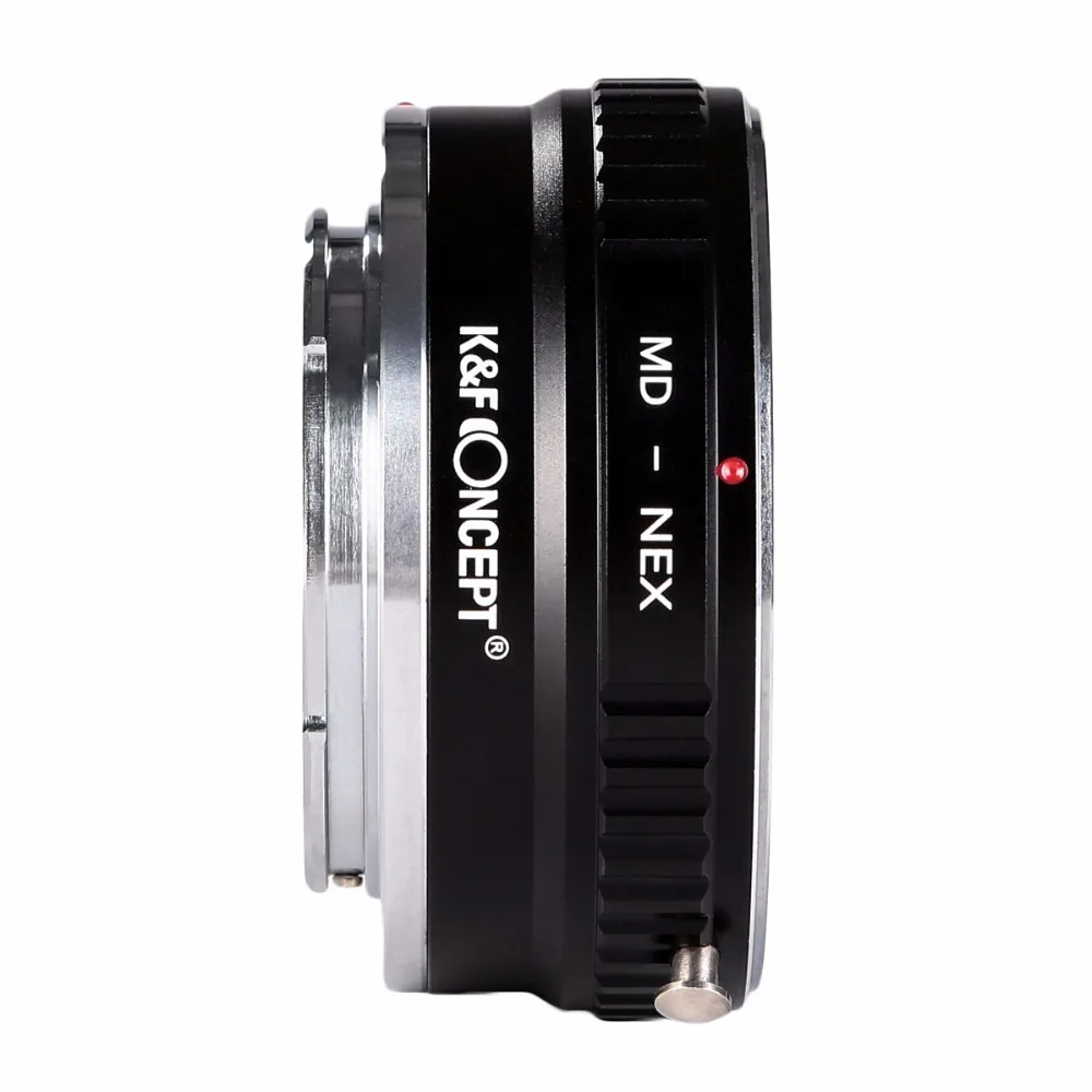 K& F концепция полностью медный интерфейс Высокоточный адаптер объектива для Minolta MC/MD Крепление объектива для sony NEX NEX-5 7 3 F5 Emount камера