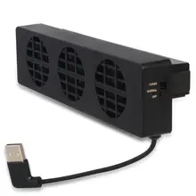 Охлаждающий вентилятор для N-стойка-переключатель внешний охладитель теплоотвод Внешний USB вентилятор док-станция с 3 вентиляторами охлаждения