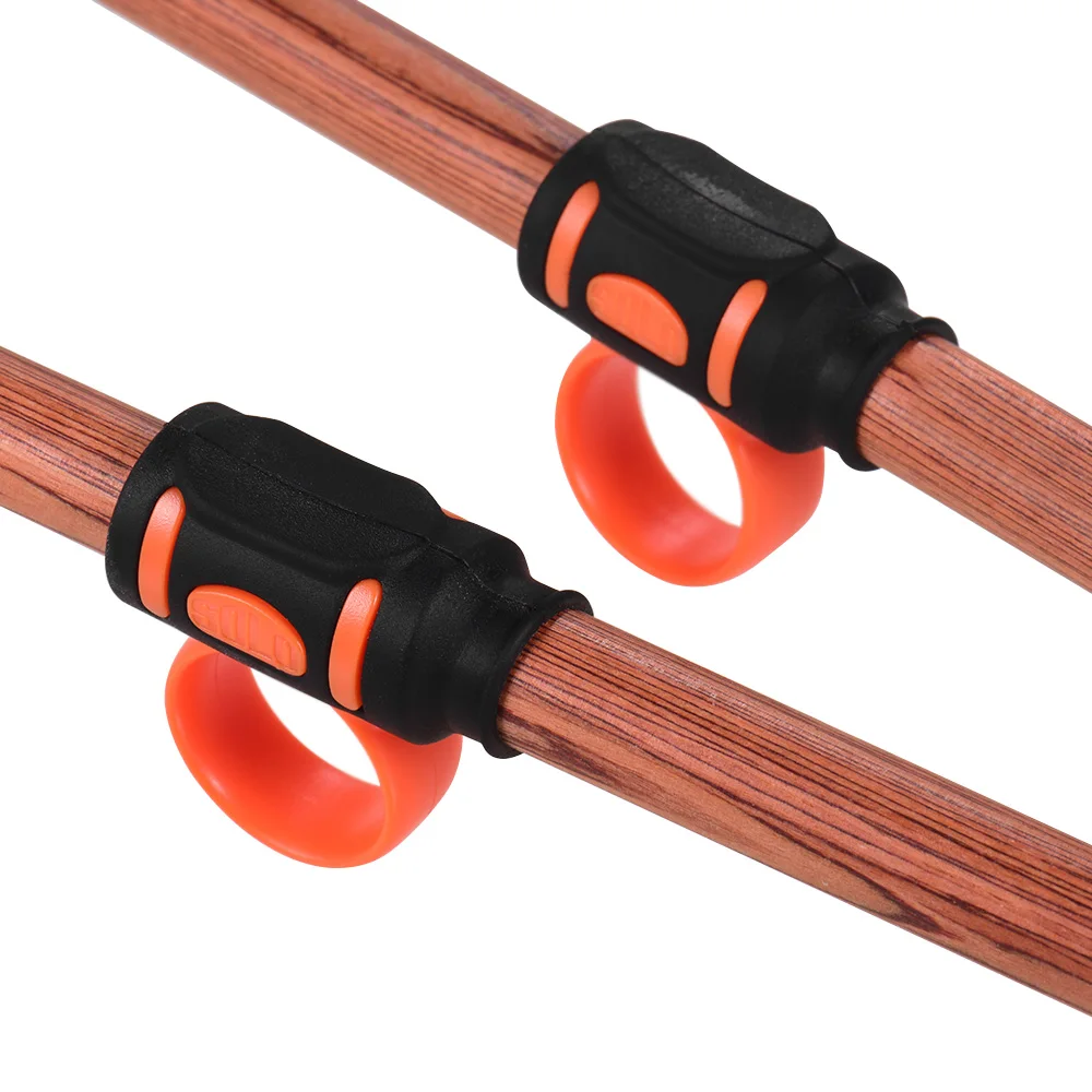 

2pcs Drum Sticks Control Clip ABS + Silicone Material Drumsticks Drum Accessories for Drummer Beginner Percussion Instruments