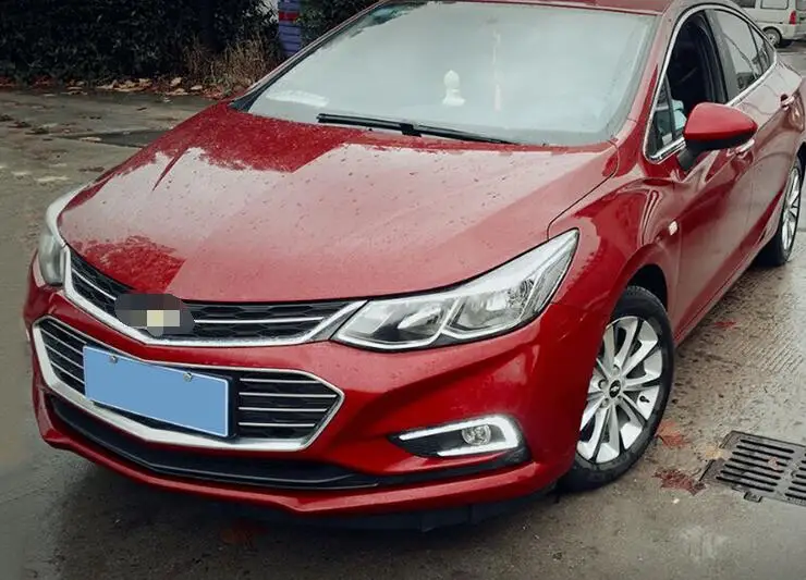 Для Chevrolet Cruze 12 В Автомобильный светодиодный DRL дневные ходовые огни противотуманные фары отверстие с поворотным сигналом и затемнением стиль реле