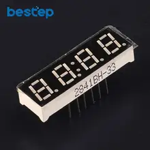 10 шт./лот общий анод 4Bit цифровая трубка 7-сегментный 0,2" Красный светодиодный Дисплей