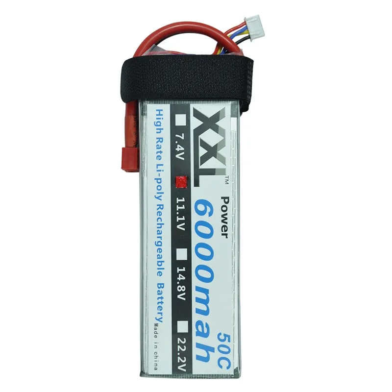 XXL Lipo Battery 6000mAh 11 1V 3S 50C for akku font b RC b font battery