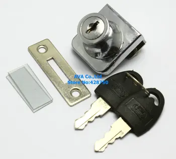 

5 Cabinet Showcase Single Swinging Glass Door Lock