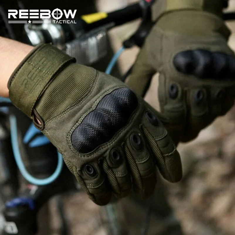 Eebow тактические военные уличные охотничьи велосипедные перчатки полный палец Спортивные комбинированные армейские противоскользящие перчатки из углеродного волокна черепахи
