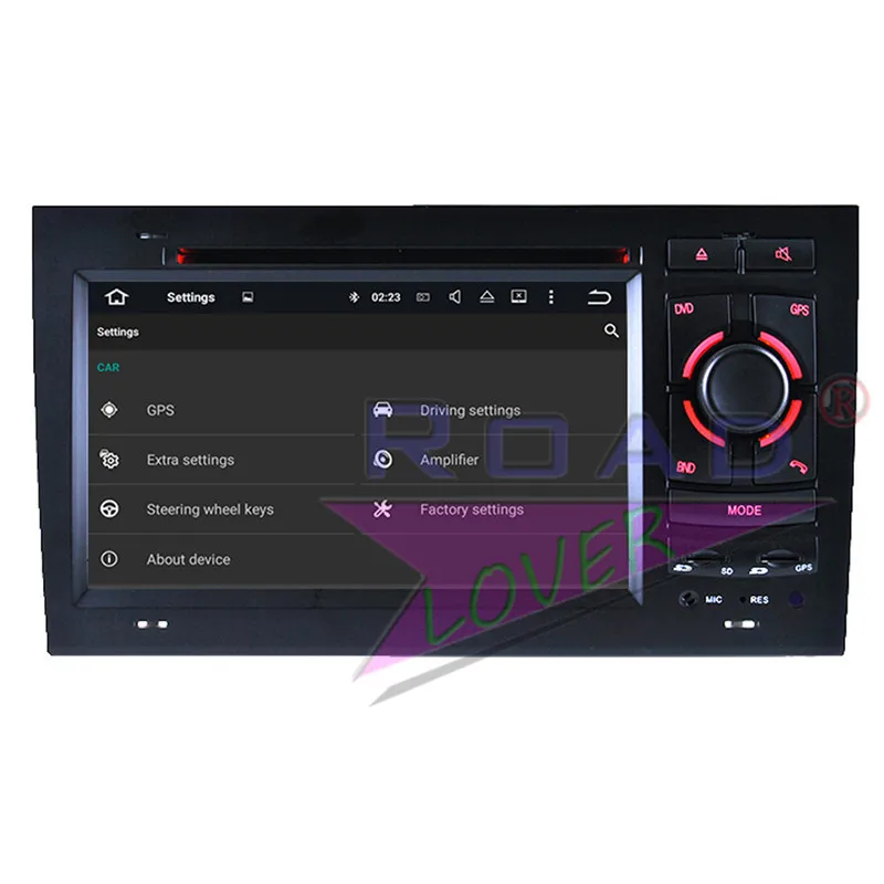 Sale Roadlover Android 9.0 Car DVD Player Radio For Audi A4 (2002 2003 2004 2005 2006 2007 2008) Stereo GPS Navigation Magnitol 2 Din 5