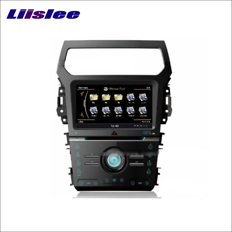 Excellent Liislee Car GPS Satellite Navi Navigation Multimedia System For Ford Explorer 2011~2014 Radio CD DVD Player TV HD Touch Screen 1