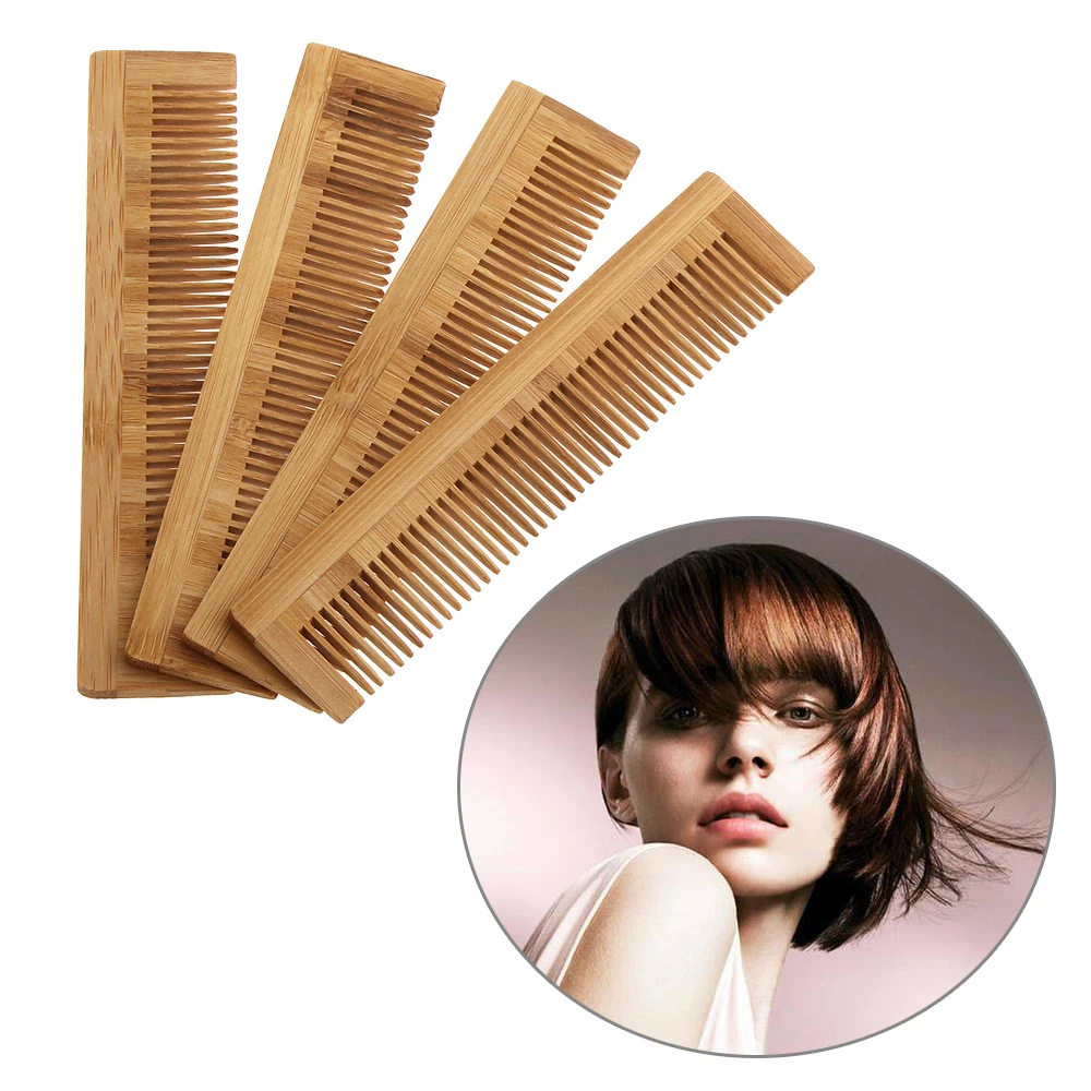 1 шт. одноразовая ручная бамбуковая расческа для волос, карманные антистатические расчёски, деревянная расческа для ежедневного ухода за волосами, аксессуары для укладки волос