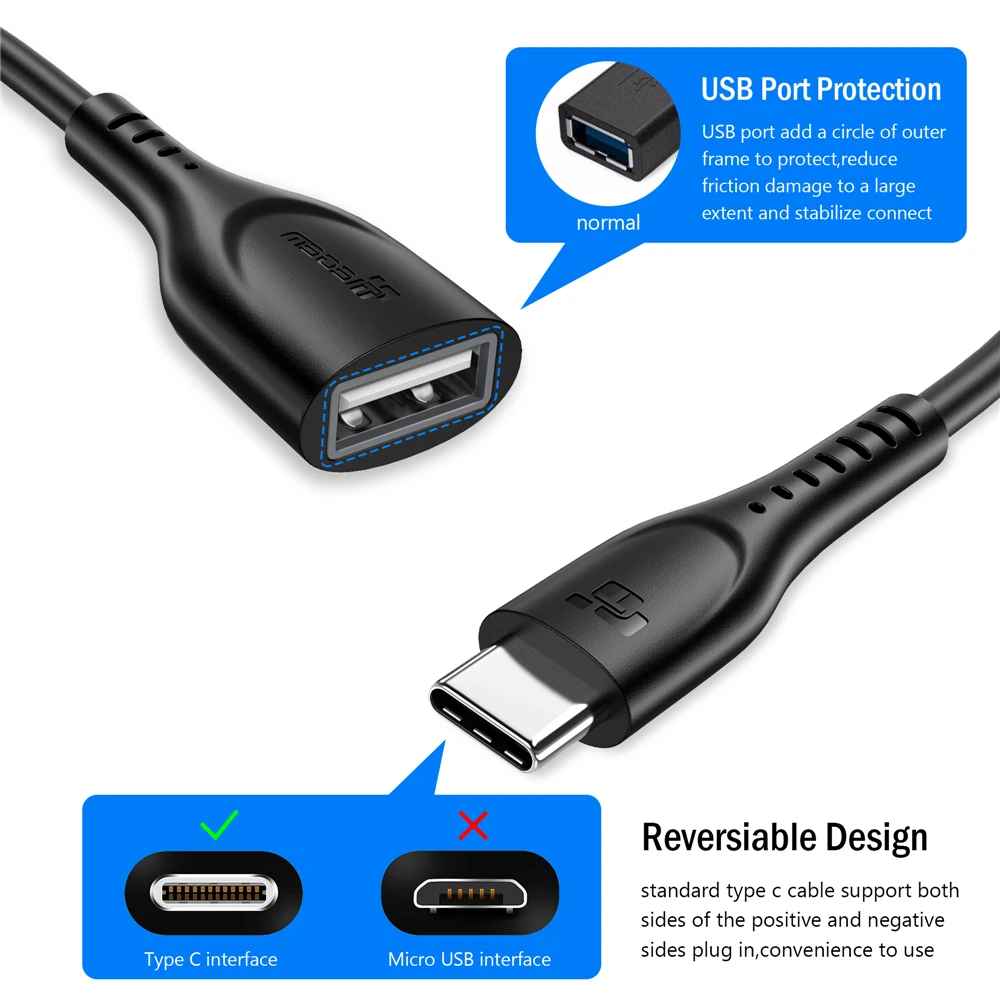 Tiegem USB C OTG USB кабель 3,0 USB 2,0 адаптер типа OTG c OTG для samsung galaxy s8 s9 HUAWEI P10 P20 mate20 pro Macbook USB OTG