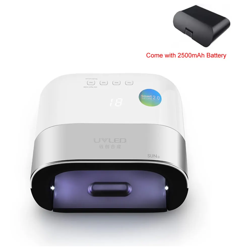 

UVLED 48W SUN3s Wireless 39LEDs Rechargeable Smart 2.0 Professional LED UV Nail Lamp Led Nail Light Nail Dryer UV Lamp