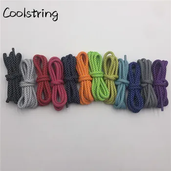 

Coolstring Highlight 3M Round Reflective Shoelace Colored Shoe String Cool Grey Lace Customized Safety Easy Tie Fashion Bootlace