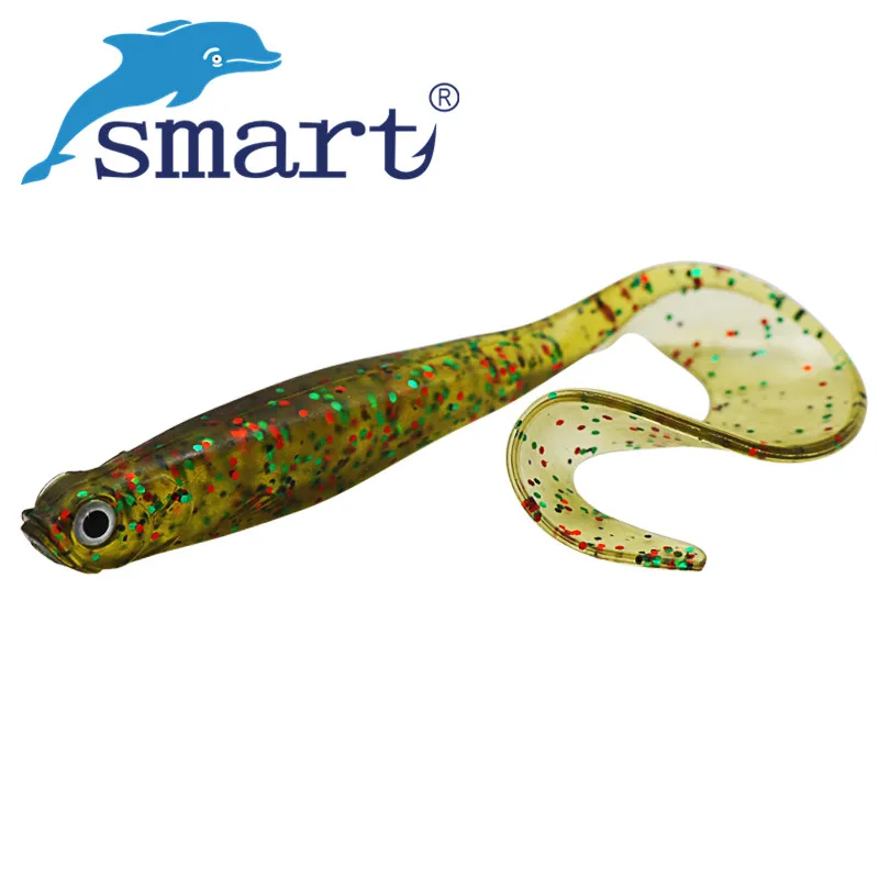 

5Pcs Soft Bait 105mm/6.5g Long Tail Soft Fishing Lures Silicone Baits Pescaria Leurre Peche Iscas Artificias Para Pesca Wobblers