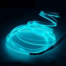 Luz de led neon para interior automotivo, lâmpada de led neon para decoração, luz de baixo, usb, charuto/motorista