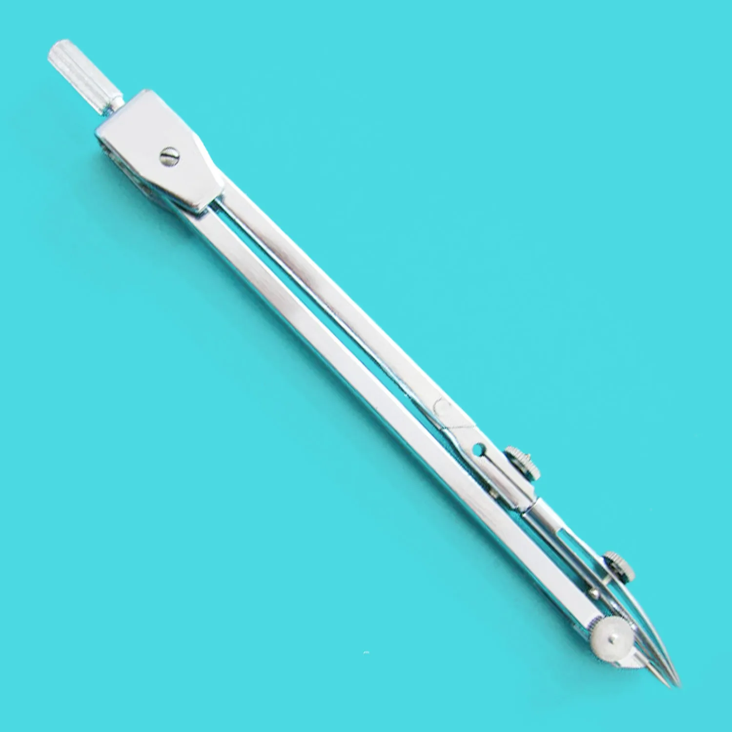 

Math Geometry Drawing Compasses Set with Pin And Lead Accessory Lead Refills Storage Box for Students Teachers Architect