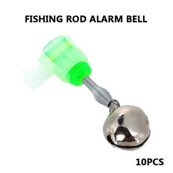 

10Pcs/set 6cm Fishing Bite Alarm Bite Night Fishing Rod Tip Clip on Fish Strike Bite Alert Alarm Fishing accessories Pesca