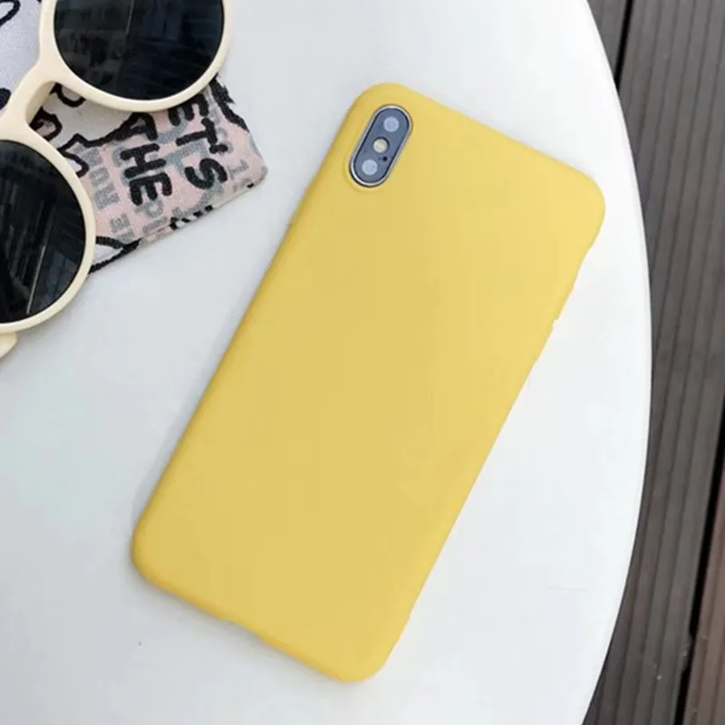 Matte Candy Color Silicone TPU Cases For Samsung Galaxy S9 S8 J3 J4 J5 J6 J7 J8 A3 A5 A6 A7 A8 A9 2017 Plus 2018 A750 Cover Capa