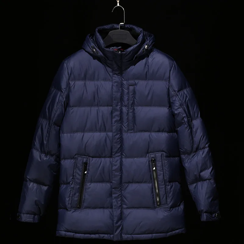 MALIDINU 2020 Новинка Мужчины Пуховик Мода Белая Утка Зимнее Пуховое Пальто Зимняя