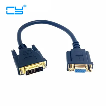 

Analog DVI 24+5 Male to VGA Female Monitor Converter adapter Cable 20cm Black dvi vga adapter adaptor 0.2m vga to hdmi cable