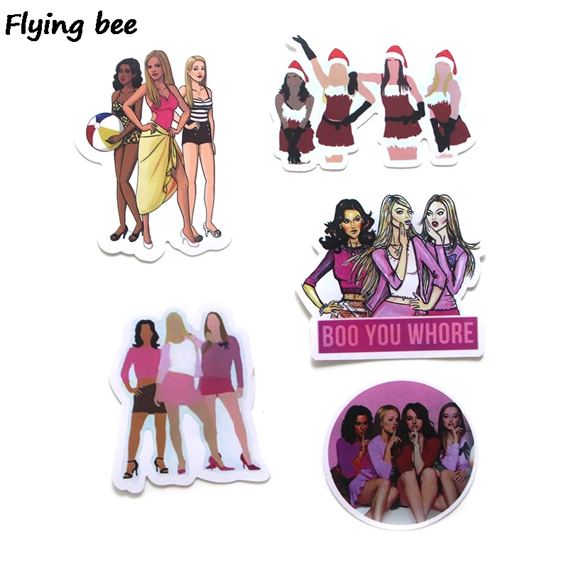 Flyingbee 20 шт. модные Стикеры из фильмов для девочек Скрапбукинг наклейка DIY Дорожный