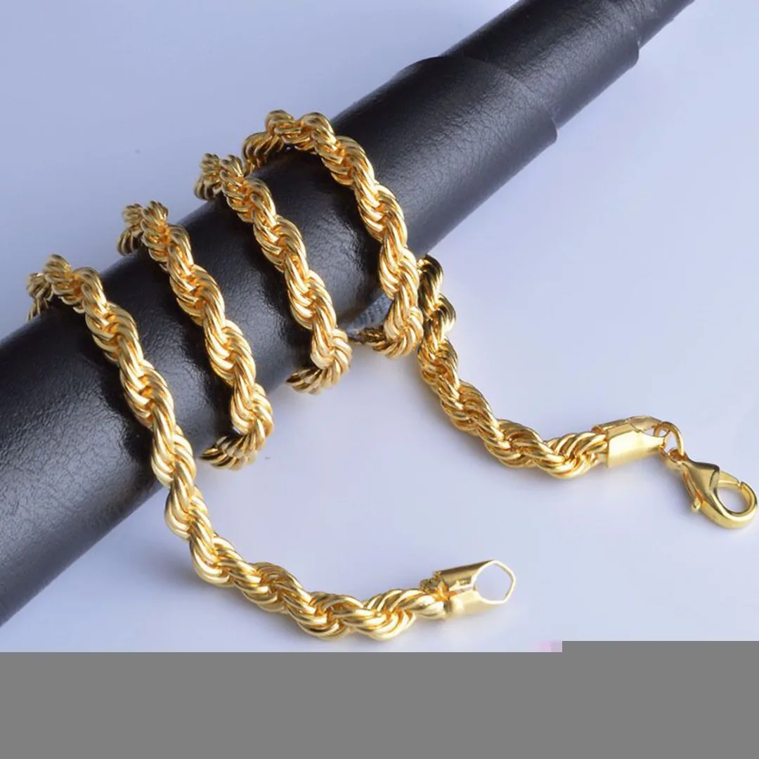 Shellhard позолоченная твист цепочка ожерелье амулеты унисекс модные ювелирные