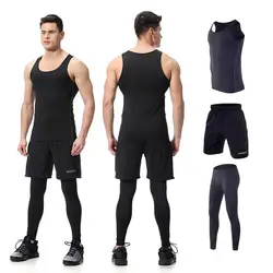 ММА Rashguard Для мужчин мульти-функциональный фитнес-футболка комплект Объёмный рисунок (3D-принт) Для мужчин брюки rashgard летние пикантные 3