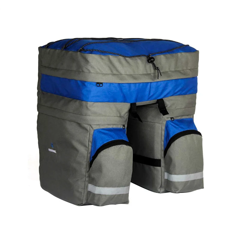 

60L Cycling Bicycle Rear Rack Bag Rainproof MTB Road Bike Back Seat Pannier Large Capacity Pro Cycling Travel Trunk Bags BG0079