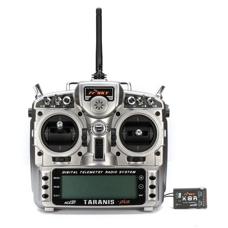 Передатчик FrSky Taranis X9D Plus 2,4G ACCST с приемником X8R выбор для RC запчасть для мультикоптера гоночный Дрон