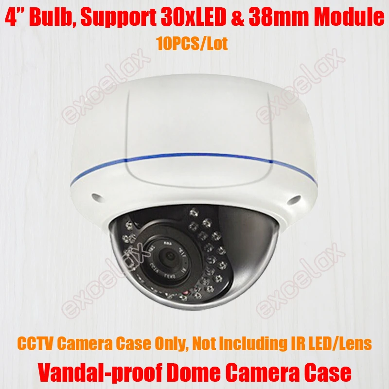 10PCS/Lot Vandal proof Varifocal 30xLED IR Dome Camera Case IP CCTV
