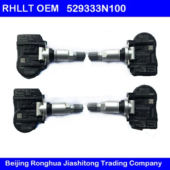 

Brand New Genuine 4PCS 529333N100 529332M650 Tire Pressure Sensor For Hyundai TPMS Sensor Tire Santa fe 13-16 Sonata YF11