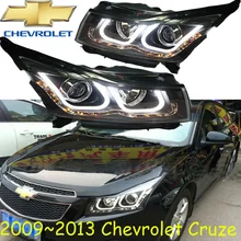 Cruz headlight 2009 2013 Fit for LHD RHD need add 200USD Free ship Jetta headlight 2ps