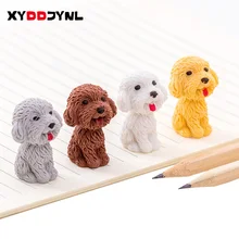 1 шт. креативные милые ластики с мультяшными собаками Kawaii канцелярские карандаши резиновый ластик для студентов детские подарки школьные офисные принадлежности
