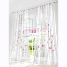 Window Treatment Drape Curtain for Living Room Door Sheer Curtain Valance Drape Panel Sheer Tulle Divider Sheer Voile Curtain contrast panel drape front marled coat