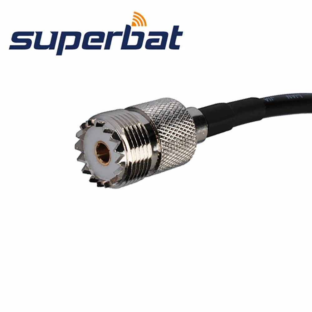 UHF Female to SMA Male Coaxial Extension Cable for Ham Radio