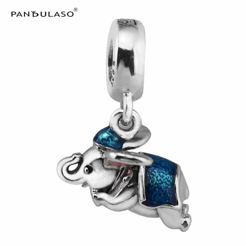 

Flying Dumbo Silver Charms for Jewelry Making Girl DIY Silver 925 Jewelry Floating Elephant Charms For Women Bracelets & Bangles