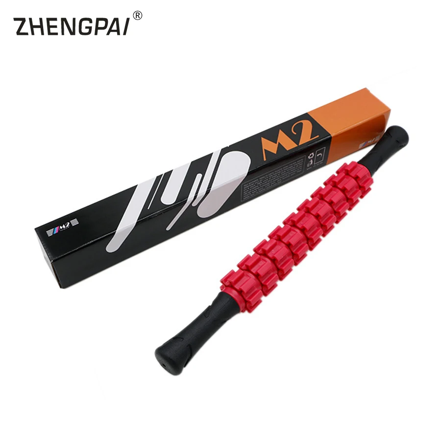 Zhengpai 9 колючие Ponit роликовый массаж палку сзади расслабиться Foam Roller мышц снять
