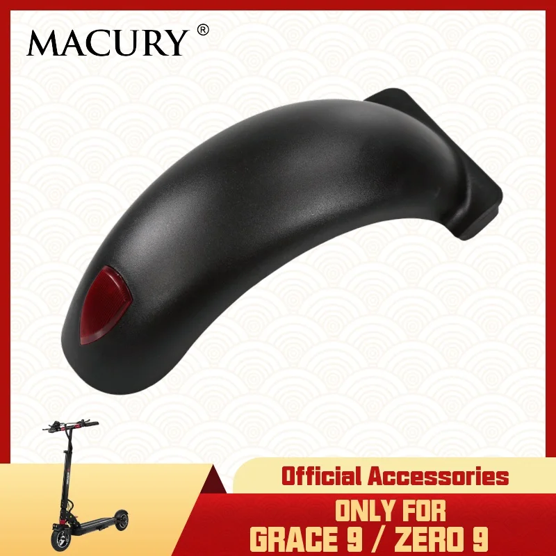 Front& Rear Fender Mudguard for Grace 9 Zero 9 Zero9 T9 Electric Scooter Wheel Cover Macury Spare Parts