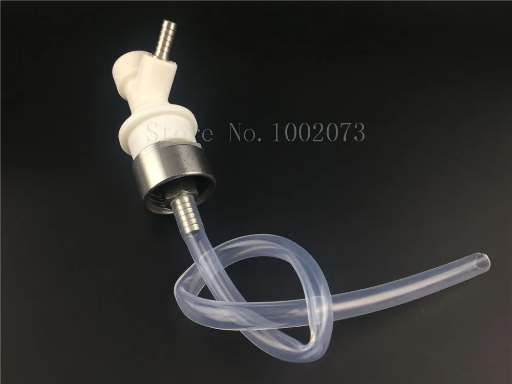 brewing Ball Lock Gas Disconnect Carbonation Cap w 516 Barb Connectors with 1feet silicone tube Homebrew Beer Soda Kegging (2)
