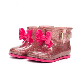 

Mini Melissa Rain Boots girls sandals shoes lovely summer autumn winter warm baby todder fashion boot non slip waterproof shoes