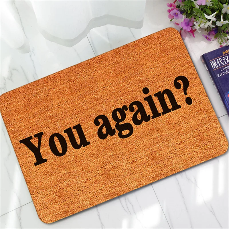 Funny Floor Mat for Entrance Anti slip Doormat Kitchen Door Bathroom