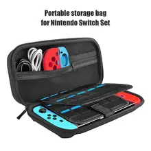 ALLOYSEED for Nintend Switch Game Pads Accessories EVA Hard Carrying Bag Case with Screen Protector Durable Protective Cover Bag nintend switch case hard protective durable carry bags handheld box bag with game holder for nintendo switch game accessories