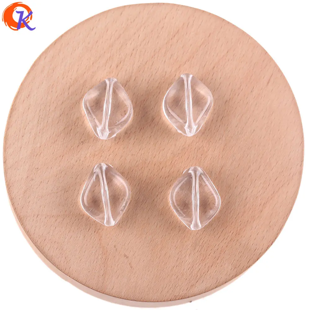 

Cordial Design 16x20mm 280Pcs Jewelry Accessories/Acrylic Beads/Rhombus Shape/Clear Bead/DIY Making/Hand Made/Earring Findings