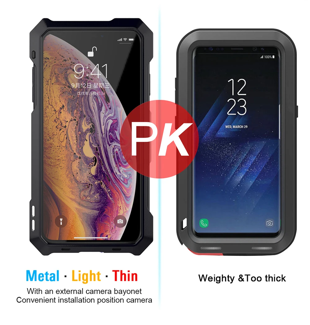 Ascromy-Waterproof-Heavy-Duty-Phone-Case-Cover-Protector-For-iPhone-XS-Max-XR-X-8-7-6-6s-Plus-5s-Fisheye-Marco-Wide-Camera-Lens (8)