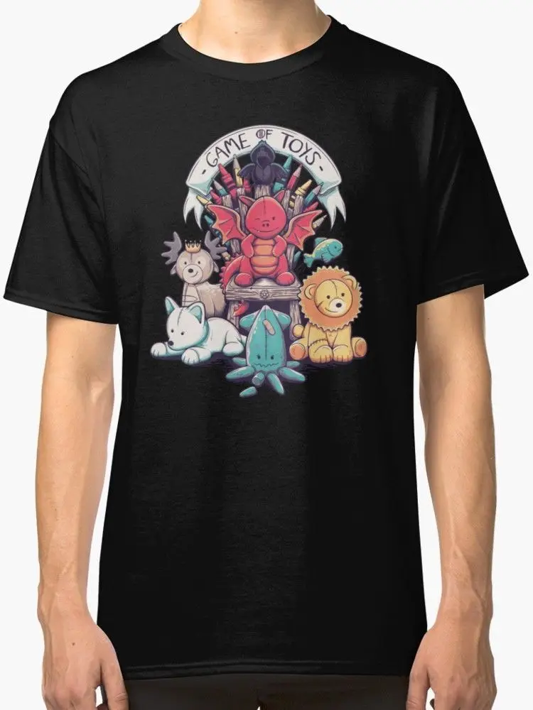 Game Of Toys Funny Men's Black Tees Shirt Clothingsummer t-shirt Tops | Мужская одежда