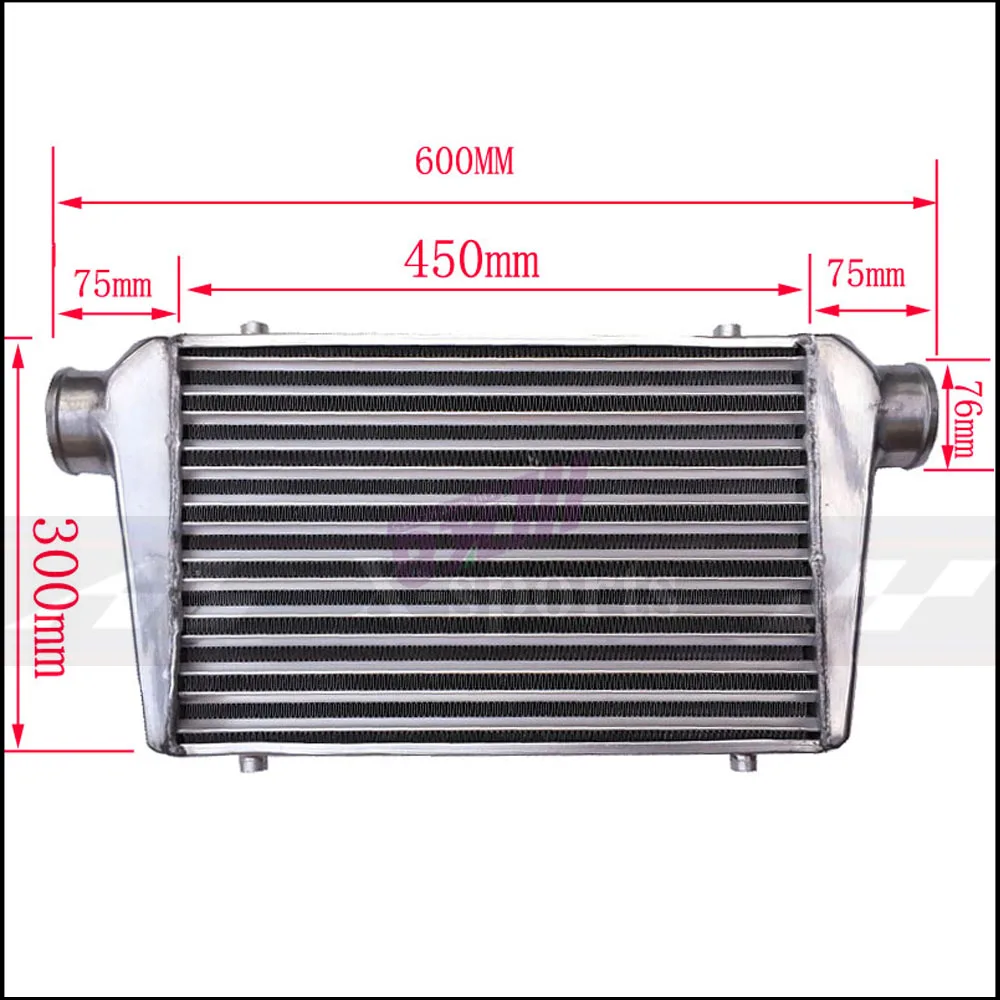 Система охлаждения автомобиля турбо радиаторы интеркулер Переднее Крепление Универсальный Высококачественный алюминиевый корпус сердечника 450*300*76 APEXI