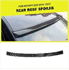 Углеродное волокно передний бампер спойлер сплиттеры для Infiniti Q50 стандартный бампер только 2013