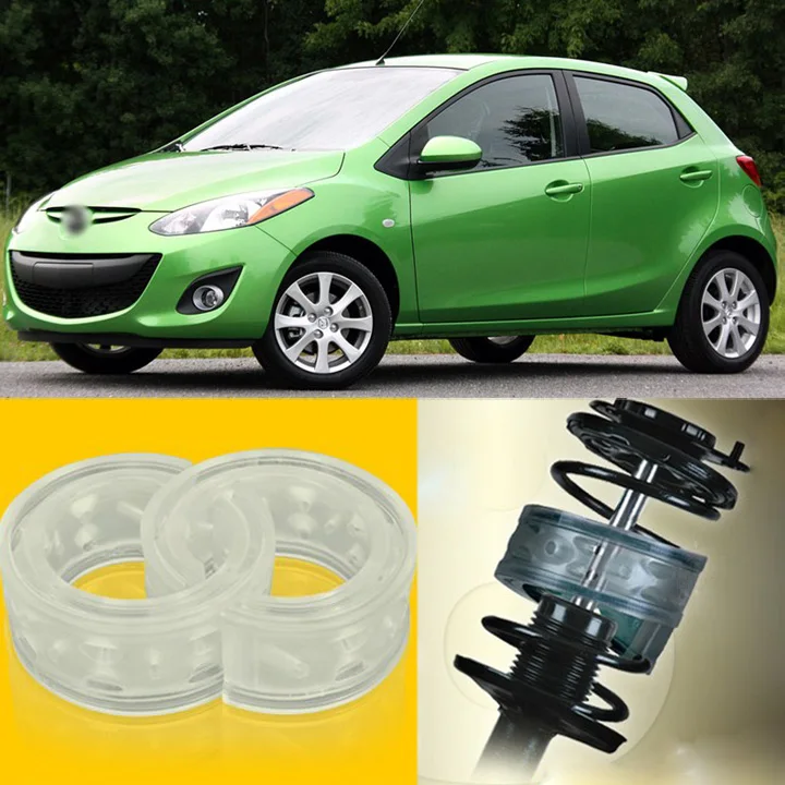 

2pcs Power Front /Rear Shock Suspension Cushion Buffer Spring Bumper For Mazda 2