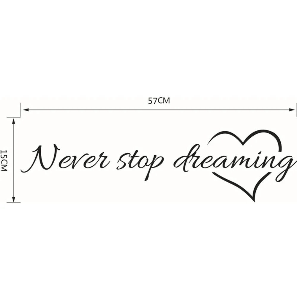 

Decor Wall Stickers DIY to Motivating yourself Text pattern home decor Removable Vinyl Wall Stickers Pegatinas De Pared #XTYW