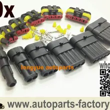 Longyue 20 Набор 1-6 P Женский+ мужской водонепроницаемый Электрический провод разъем+ клеммы