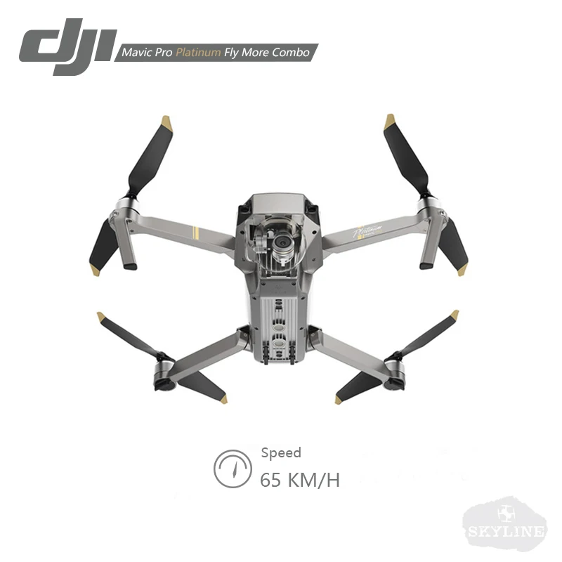 DJI Mavic Pro Platinum Fly больше комбо с 4K HD видео Запись 30 минут время полета 7 км пульт дистанционного управления dji mavic pro Дрон