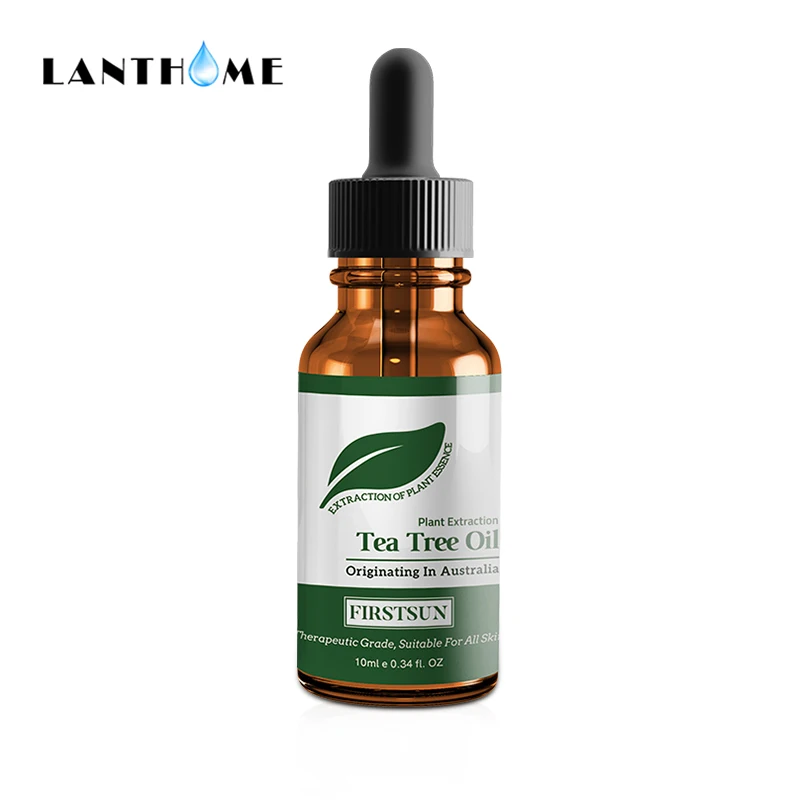 

100% Tea Tree Pure Essential Oil Face Care Skin Acne Treatment Oil Anti Scar Spots Shrink Pores Face Oil Anti-inflammatory 10ml