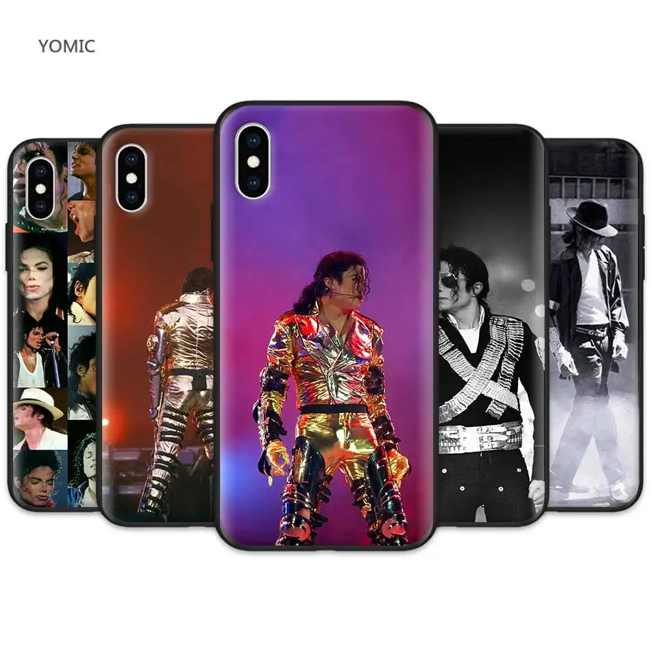

Silicone mobile phone Case Cover for Apple iPhone XR 7 8 6 6S Plus X XS MAX 5 5S SE Soft Case Coque Michael jackson dance Music